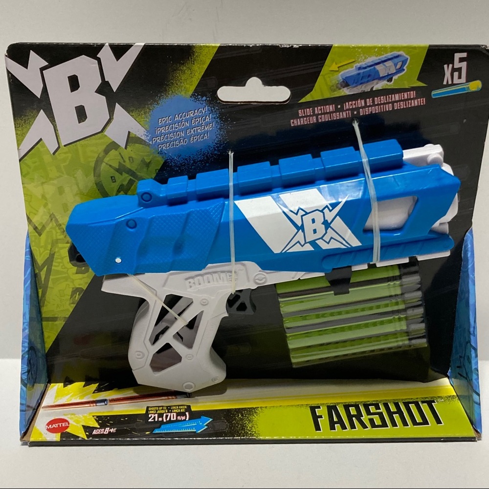 B (Boom) by Mattel Farshot dart gun for ag…